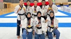 Tim Taekwondo Garbha Presisi Polri Juara Umum di Kejuaraan Internasional Osaka