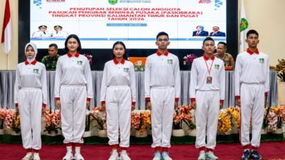 Pemprov Kaltim Berangkatkan Enam Pelajar untuk Seleksi Paskibraka Nasional 2026