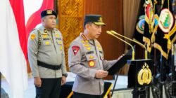 Kapolri Lantik Sejumlah Pejabat Utama dan Kapolda Baru di Mabes Polri
