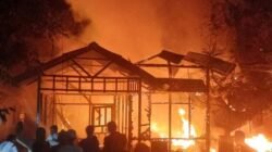 Dua Rumah dan Sepeda Motor Terbakar di Sempaja Utara, Dugaan Sementara Akibat Korsleting