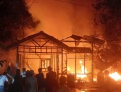 Dua Rumah dan Sepeda Motor Terbakar di Sempaja Utara, Dugaan Sementara Akibat Korsleting